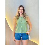 BLUSA MANGA CURTA LIVIA VERDE