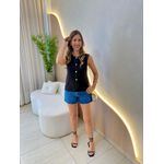 BLUSA MANGA CURTA LIVIA PRETO