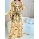 VESTIDO LONGO RUBIA AMARELO