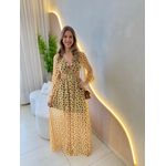 VESTIDO LONGO RUBIA AMARELO