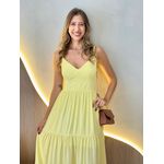 VESTIDO MIDI VIRGINIA AMARELO