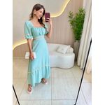 VESTIDO MIDI ELISA VERDE MENTA