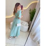VESTIDO MIDI ELISA VERDE MENTA