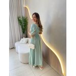 VESTIDO MIDI ELISA VERDE MENTA