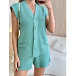 CONJUNTO SHORT DAISY VERDE MENTA