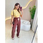 T-SHIRT BÁSICA ALGODÃO AMARELO