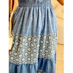 VESTIDO MIDI THAIS AZUL