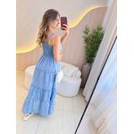 VESTIDO MIDI THAIS AZUL