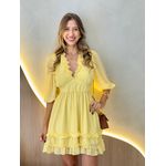 VESTIDO CURTO LADY AMARELO