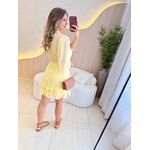 VESTIDO CURTO LADY AMARELO