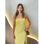 VESTIDO MIDI SUELEN AMARELO