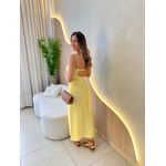 VESTIDO MIDI SUELEN AMARELO