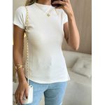 BLUSA ASSIMETRICA CANELADA OFF