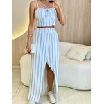 CONJUNTO SAIA MAITE AZUL