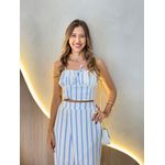 CONJUNTO SAIA MAITE AZUL