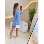 CHEMISE JASMINE AZUL LISTRADO