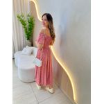 VESTIDO MIDI VIOLETA ROSA