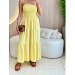 VESTIDO MIDI ÁGATA AMARELO