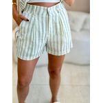 CONJUNTO COLETE LISTRAS VERDE