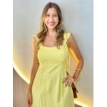 VESTIDO CURTO NICOLE AMARELO