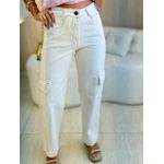 CALÇA JEANS CARGO OFF