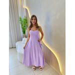 VESTIDO MIDI ANA CLARA LAVANDA