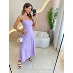 VESTIDO MIDI ANA CLARA LAVANDA