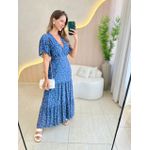 VESTIDO VALENTINA MANGA CURTA AZUL