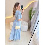 VESTIDO VALENTINA MANGA CURTA AZUL CLARO