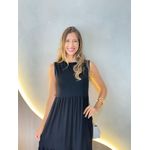 VESTIDO MIDI PATRICIA PRETO