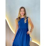 VESTIDO MIDI PATRICIA AZUL MARINHO