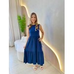 VESTIDO MIDI PATRICIA AZUL MARINHO
