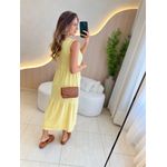 VESTIDO MIDI PATRICIA AMARELO