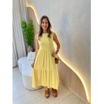 VESTIDO MIDI PATRICIA AMARELO