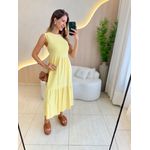 VESTIDO MIDI PATRICIA AMARELO