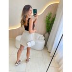 CROPPED FAIXA ALÇA TRICOT MODAL MARROM