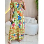 VESTIDO MIDI LORENA VERDE LIMA