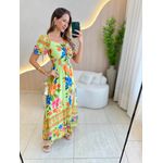 VESTIDO MIDI LORENA VERDE LIMA