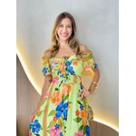 VESTIDO MIDI LORENA VERDE LIMA