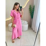 VESTIDO LONGO DIANA ROSA