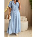 VESTIDO LONGO DIANA AZUL