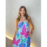 VESTIDO MIDI MEL AZUL