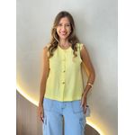 BLUSA MANGA CURTA LIVIA AMARELO