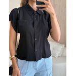 CAMISA MANGA CURTA YANKA PRETO