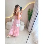 VESTIDO MIDI GEISA ROSA BEBE