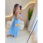 VESTIDO MIDI GEISA AZUL