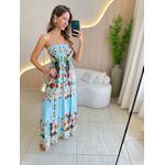 VESTIDO MIDI JASMIN AZUL