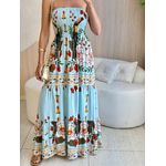 VESTIDO MIDI JASMIN AZUL