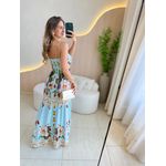 VESTIDO MIDI JASMIN AZUL