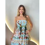 VESTIDO MIDI JASMIN AZUL